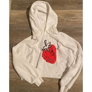 Levi’s Strawberry Cropped Hoodie